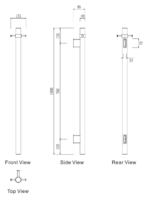 Mirage Vertical Heated Towel Rail - Image 12