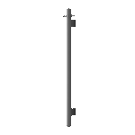 Mirage Vertical Heated Towel Rail - Image 5