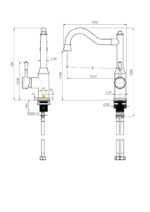 Montpellier Shepherd’s Crook Kitchen Mixer - Image 6