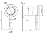 Montpellier Shower Mixer TRIM KIT - Image 6