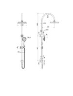 Montpellier Shower Column Set - Image 2
