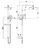 Nova Shower Column Set - Image 10