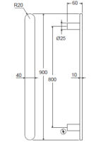 Nova Vertical Heated Towel Rail - Image 10