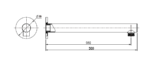Round Shower Arm - Image 12