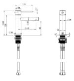 Star Mini Basin Mixer - Image 12