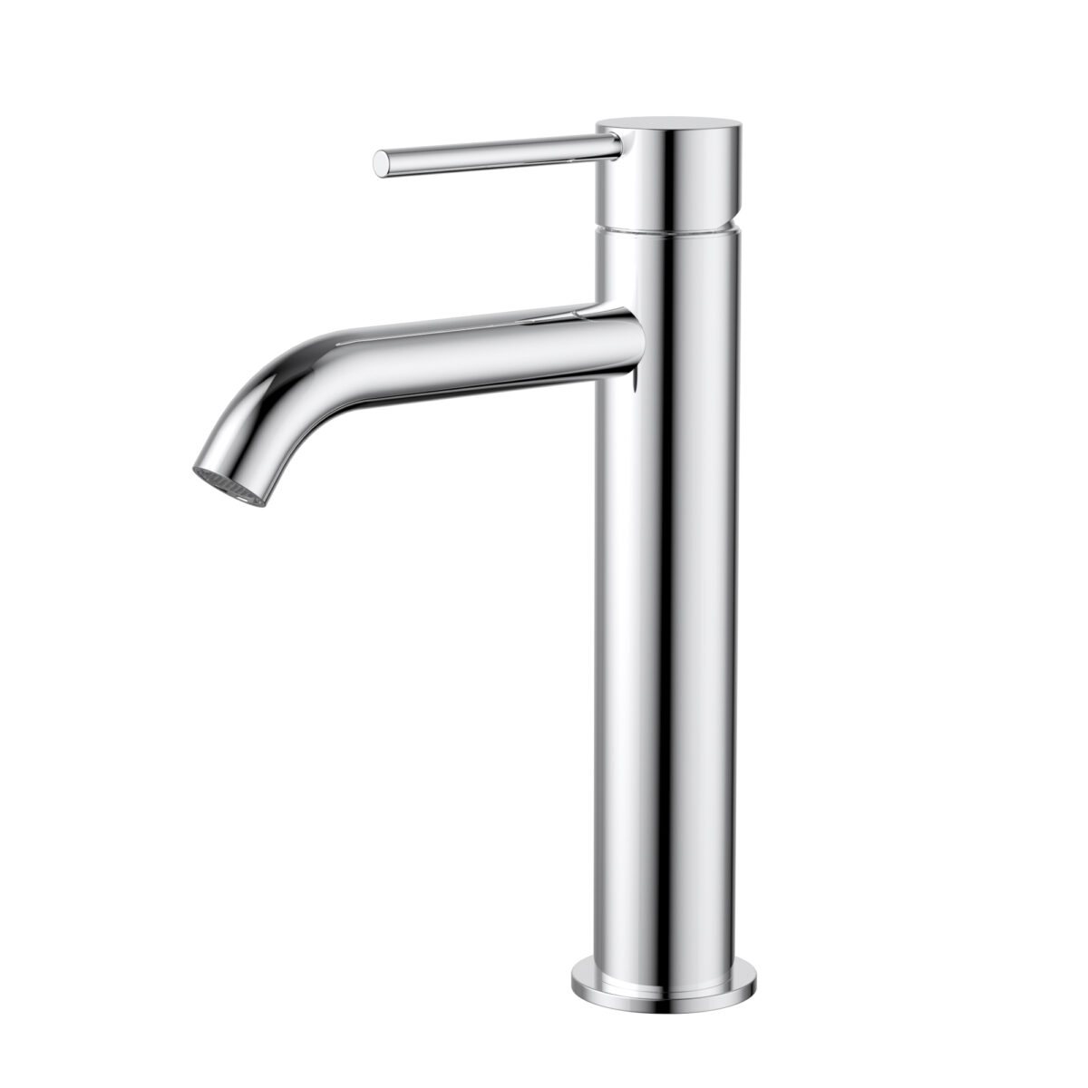 Star Mini Mid-Rise Basin Mixer Curved Spout - Image 11