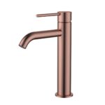 Star Mini Mid-Rise Basin Mixer Curved Spout - Image 3