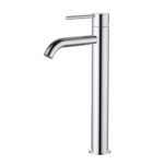 Star Mini High Rise Basin Mixer Curved Spout - Image 11