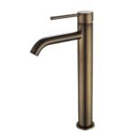Star Mini High Rise Basin Mixer Curved Spout - Image 10