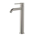Star Mini High Rise Basin Mixer Curved Spout - Image 6