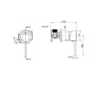 Star Mini Shower Mixer 60mm - Image 12