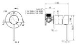 Star Mini Shower Mixer With Knurled Handle - Image 6