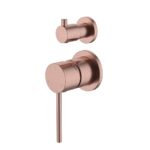 Star Mini Shower Diverter Mixer Small Backplate - Image 3
