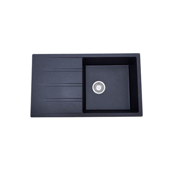 Dello Single Bowl Granite Sink with Drainer 30L