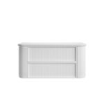 Ramee Fluted Wall Hung 1200mm Matte White Cabinet - Image 5