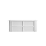 Ramee Fluted Wall Hung 1500mm Matte White Cabinet - Image 4