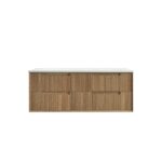 Voulari Vramed Wall Hung 1500mm Harvest Oak Cabinet - Image 5