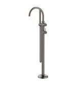 Mica Freestanding Bath Mixer with Hand Shower - Image 4