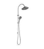 Mica Fluted Gooseneck Dual Shower Rail - Image 10
