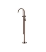 Mica Fluted Freestanding Bath Mixer with Hand Shower - Image 2