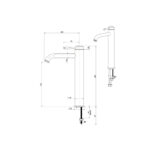 Mica Heritage Tall Basin Mixer - Image 7