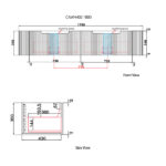 Petra Mark II Wall Hung 1800mm - Image 9