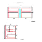 Neva Wall Hung 1200mm - Image 4