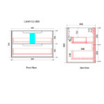 Flauto Wall Hung 900mm - Image 5