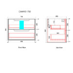 Moreno Wall Hung 750mm - Image 5