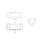 Varcelli Mono Wall Hung 1200mm - Image 5