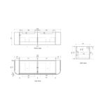 Varcelli Mono Wall Hung 1500mm - Image 8