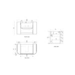 Varcelli Tier Wall Hung 900mm - Image 8