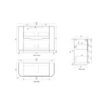 Curva Floor Standing 1200mm - Image 6