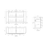 Curva Floor Standing 1800mm - Image 8