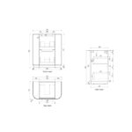 Curva Floor Standing 750mm - Image 9