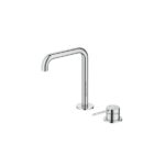 Mica Soft-Square Hob Basin Mixer Set