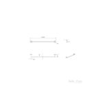 Mica Single Towel Rail - 600mm/800mm - Image 20