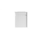 Mini Ravia Fluted Wall Hung Matte White Cabinet - Image 5