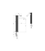 Mica Fluted Tall Basin Mixer - Image 7