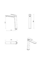 Kaza Tall Basin Mixer - Image 17