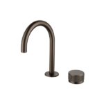 Mica Fluted Gooseneck Hob Basin Mixer Set - Image 5
