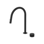 Mica Fluted Pull-Out Hob Mixer Set