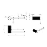 Mica Fluted Toilet Paper Holder - Image 17