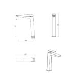 Tiago Tall Basin Mixer - Image 17