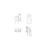 Tiago Shower Mixer Diverter – TRIM KIT ONLY - Image 22