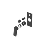 Kaza Shower Mixer Diverter – 1P – TRIM KIT ONLY - Image 16