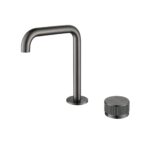 Mica Fluted Soft-Square Hob Basin Mixer Set - Image 4