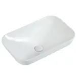 Goccia Semi Recess Drop In Ceramic Basin - Image 4