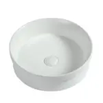 Lvia Round Semi Recess Drop In Ceramic Basin