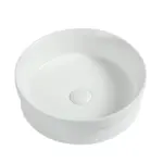 Lvia Round Semi Recess Drop In Ceramic Basin - Image 4